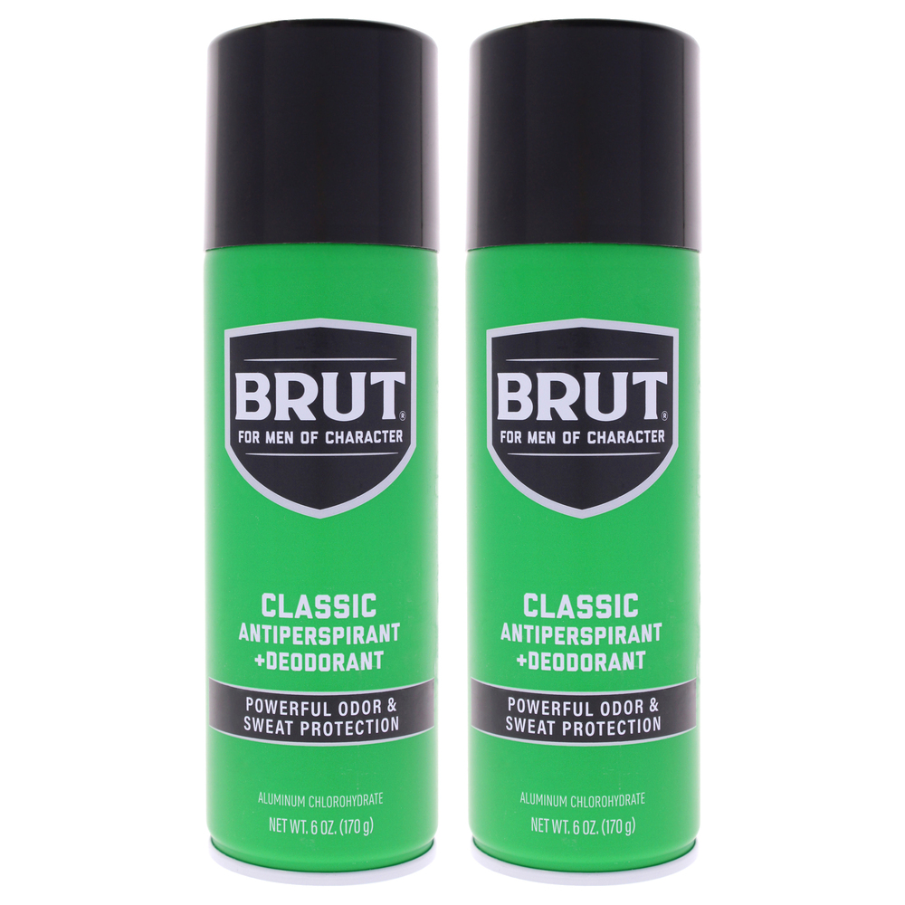 Classic Scent Antiperspirant and Deodorant Spray by Brut for Unisex -
